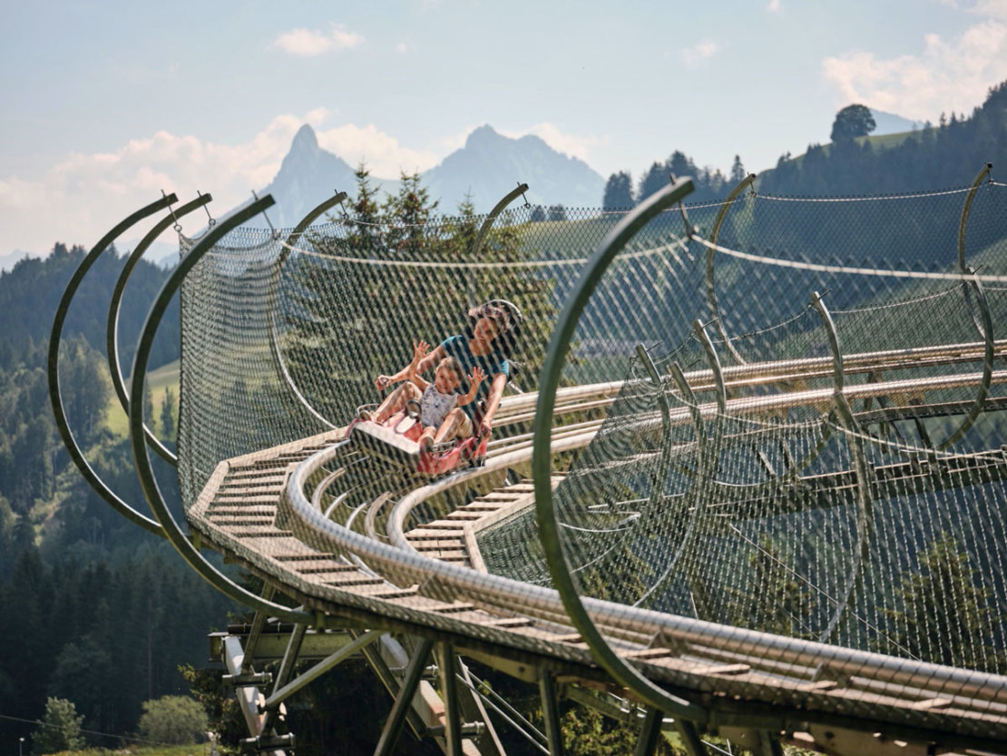 Bob luge d'été à Moléson-sur-Gruyères